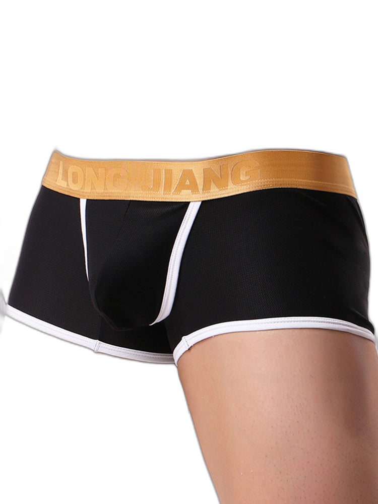 Men's U Convex Pouch Trunks With Functional Fly
