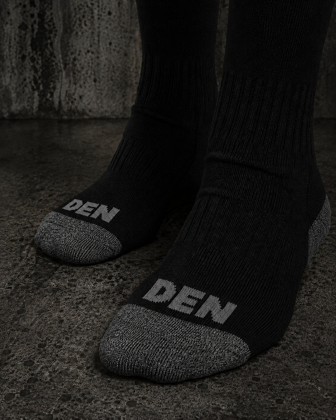 Knee Length Football Socks - Black