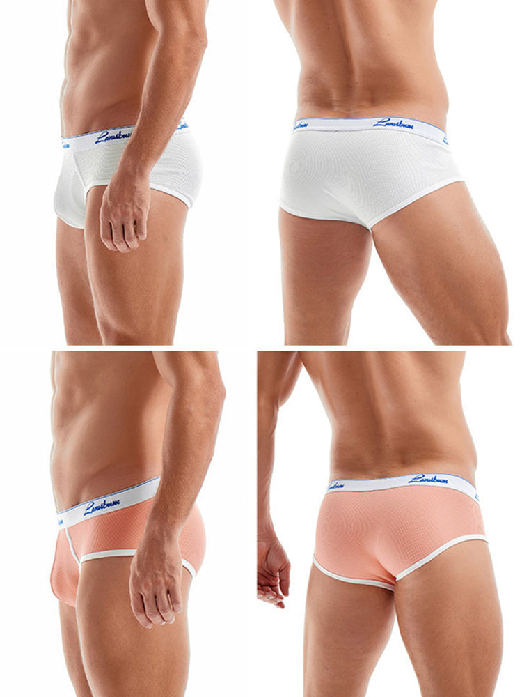 2 Pack Men's Thread Cotton Pouch Briefs