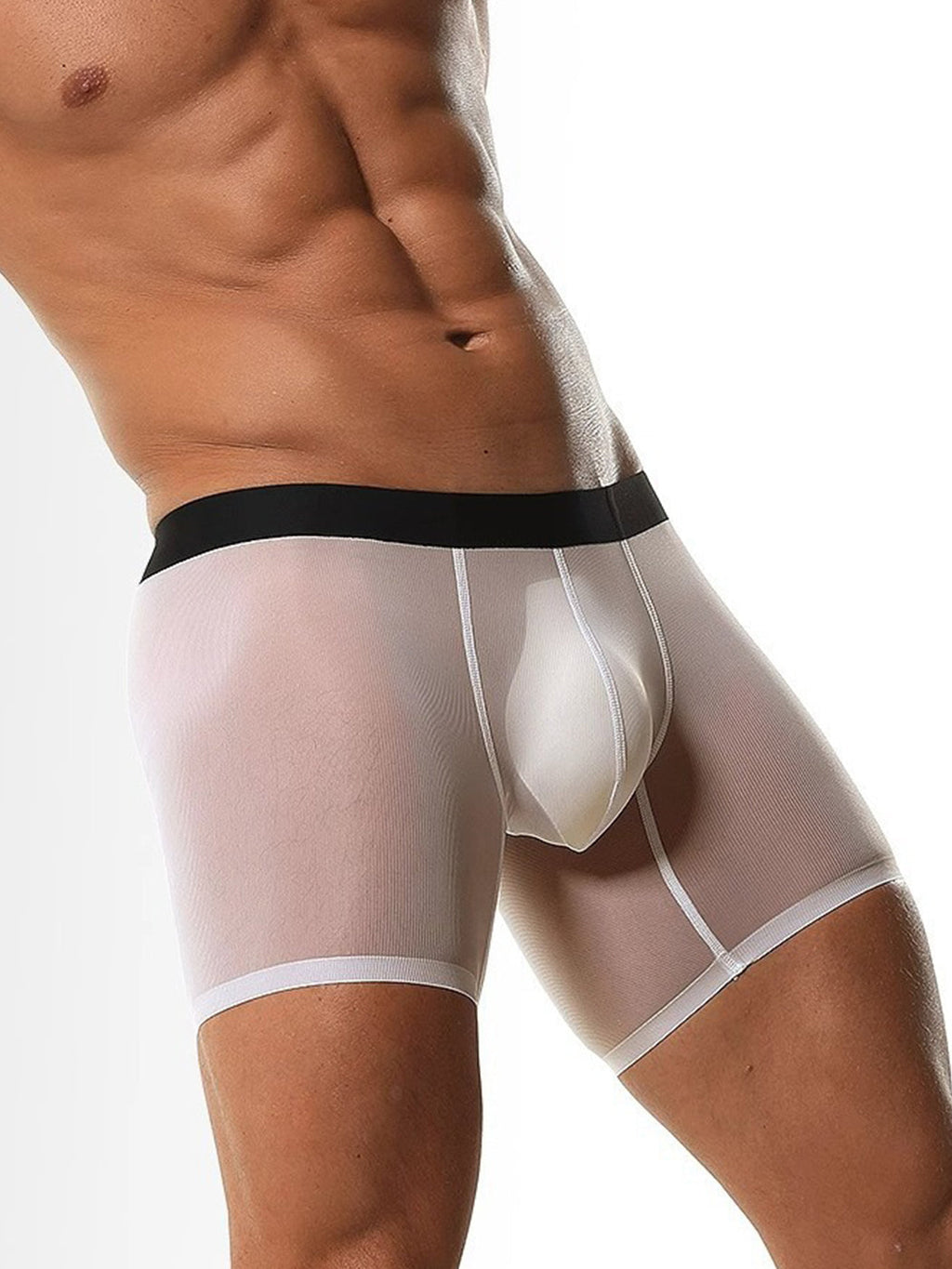 2 Pack Men’s Breathable Athletic Mesh Boxer Briefs