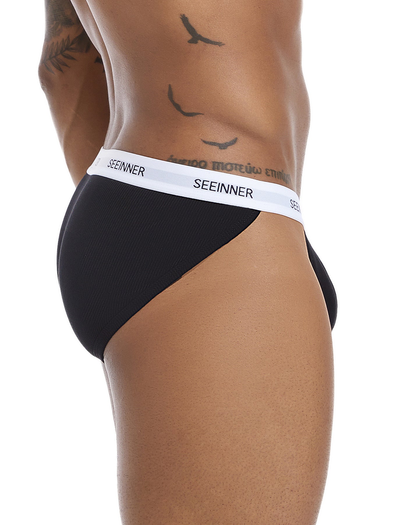 3 Pack Men's Sporty Cut Comfy Waistband Moisture-Wicking Briefs