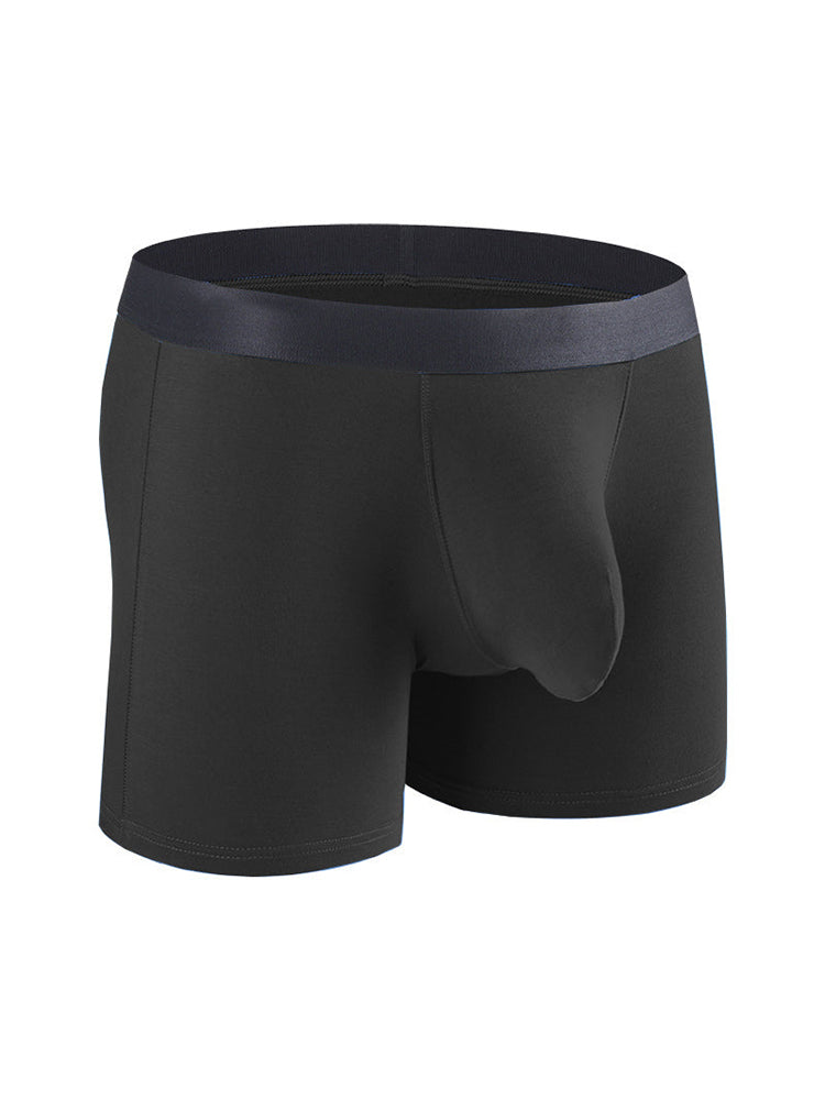 Men's Separate Big Pouch Long Boxer Briefs