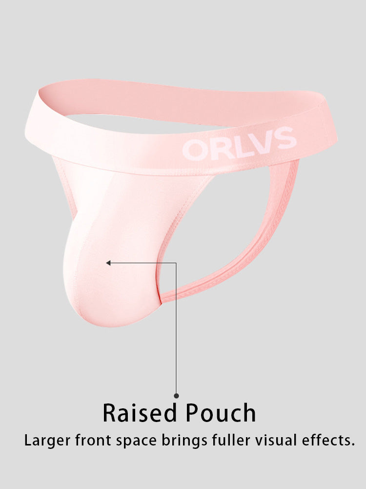 2 Pack Men's Large Pouch Enhancing Modal Breathable Thong