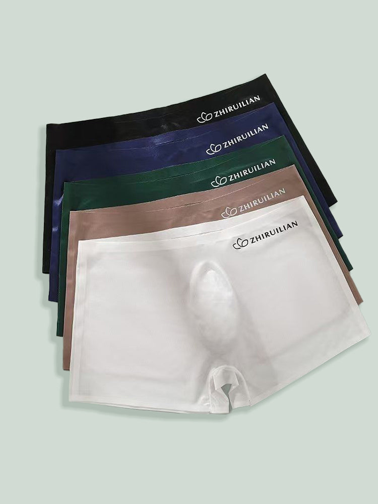 2-pack Men's Translucent Seamless 3D Pocket Trunks