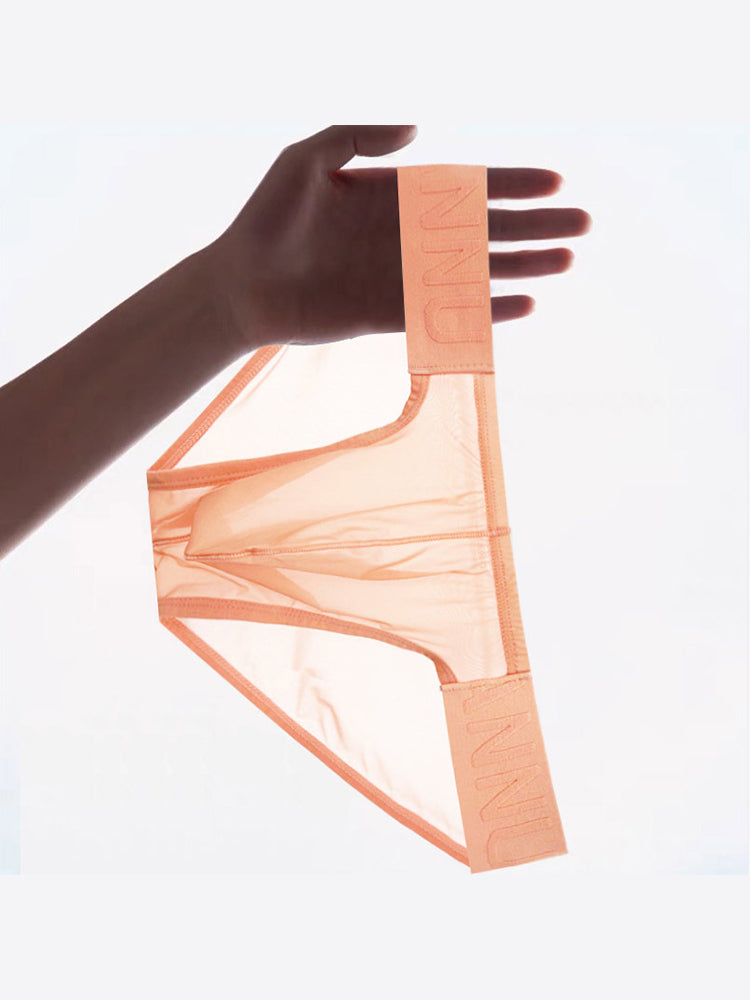 2 Pack Ultra-Thin Men's Breathable Semi-Transparent Sexy Bikini