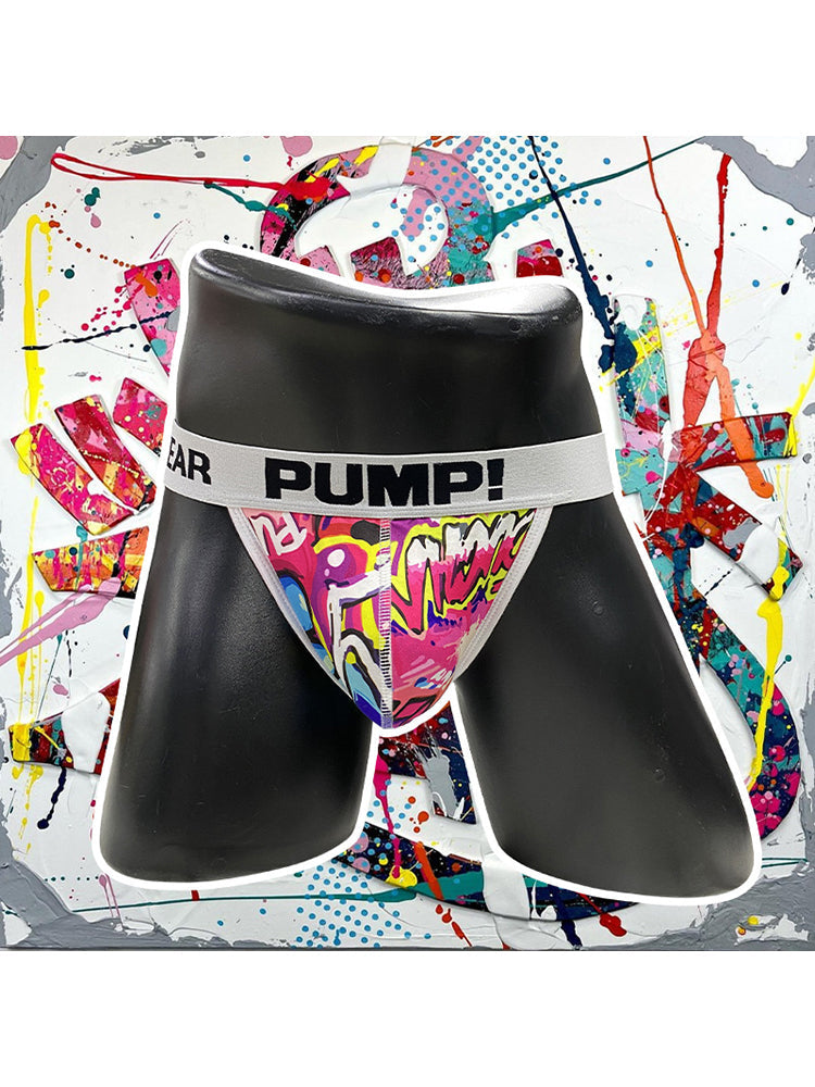 Men’s Sexy Graffiti Pouch Thongs