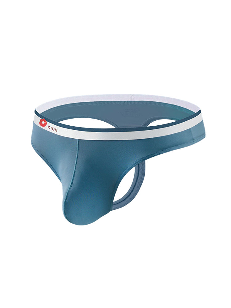 3 Pack Men's Ice Silk Sexy U-Shaped Pouch Kiss Thong