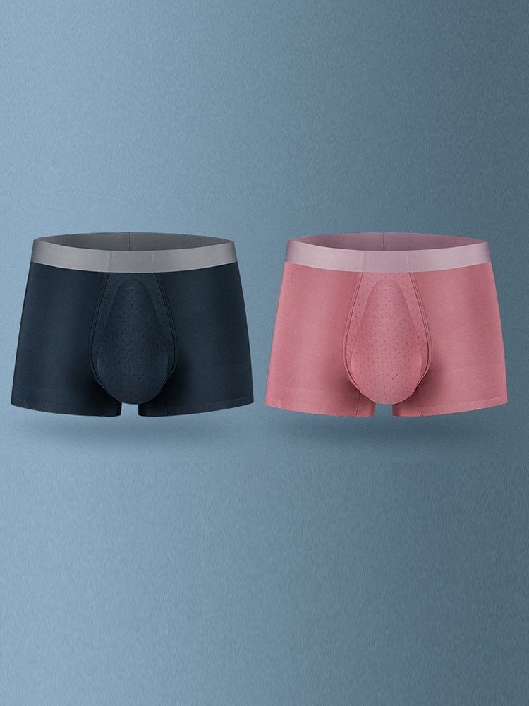 Men's Seamless Trunks with Organic Latex Support Cup