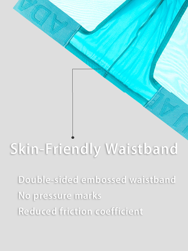 3 Pack Men's Semi-Transparent Comfortable High-Stretch Quick-Dry Bikini