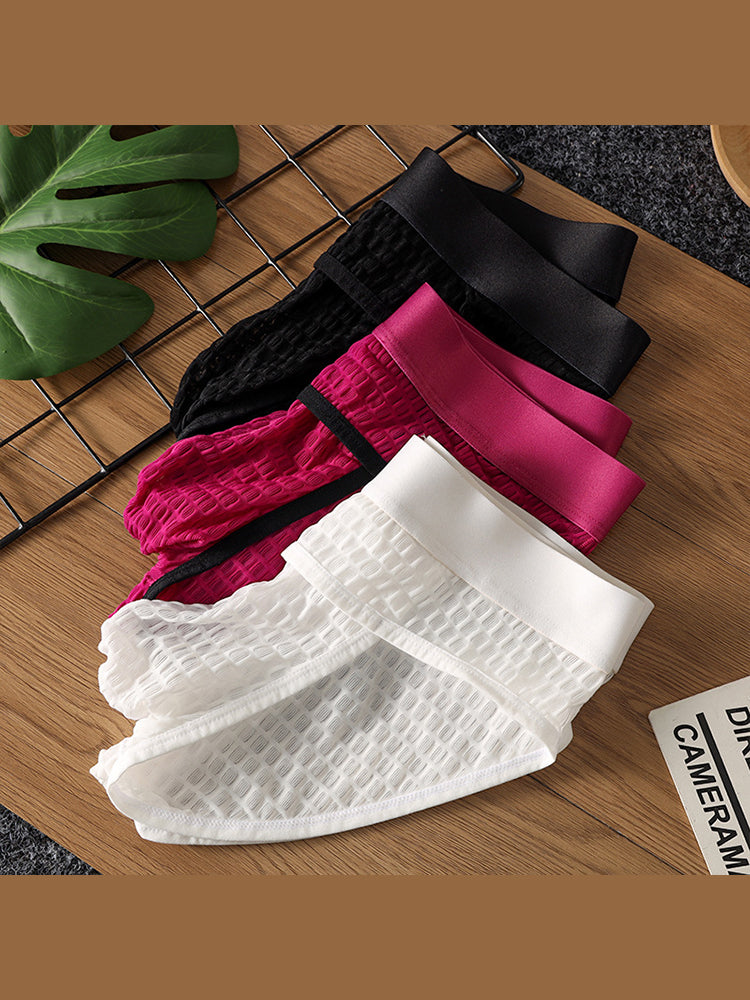 2 Pack Men's Lace Breathable Briefs