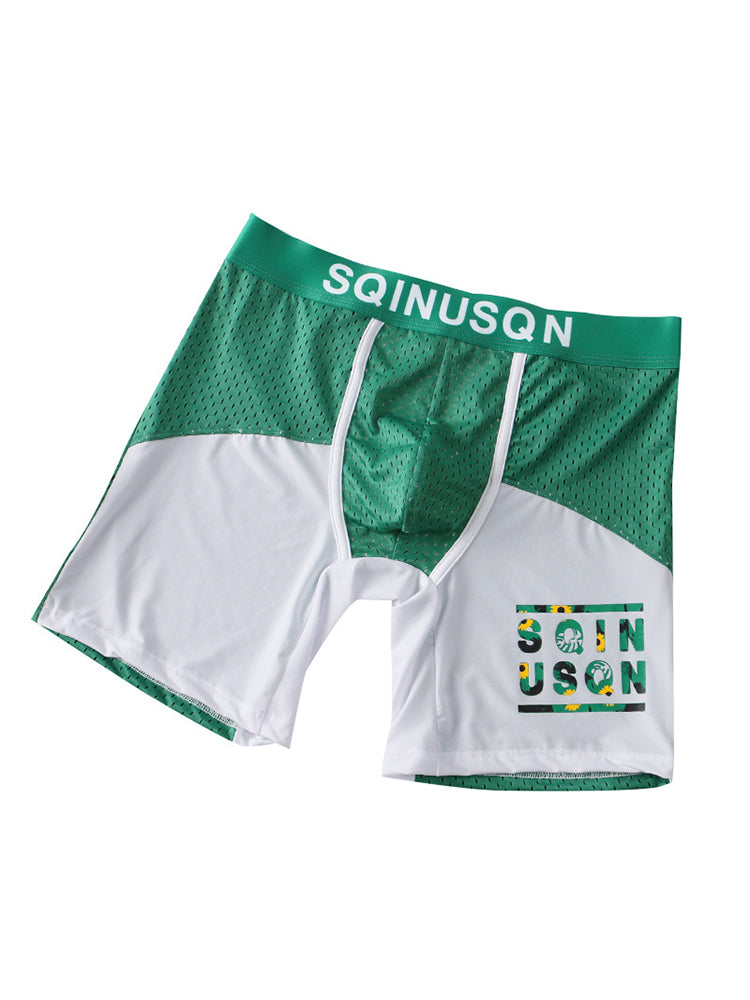 Men's Anti-Chafing Sports Boxer Briefs with Spacious Pouch