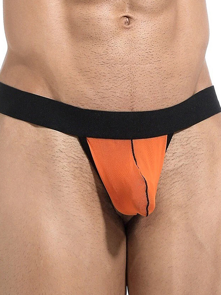 4 Pack Men's Single Pouch Ice Silk Sexy Thong