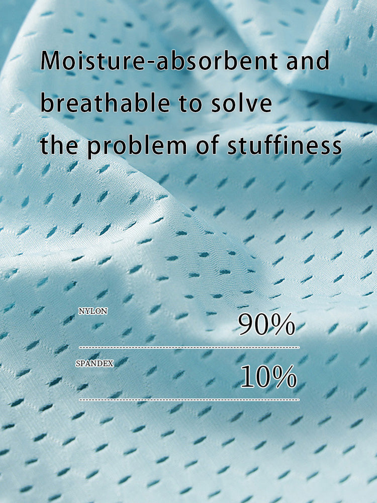 2 Pack Men's Mesh Transparent Sports Fitness Loose Boxer Briefs