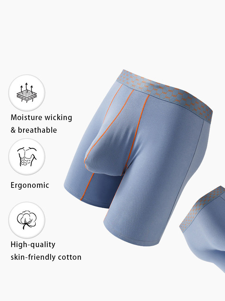 2 Pack Men's Cotton Casual Sporty Mid-Rise Sexy Pouch Midway Briefs