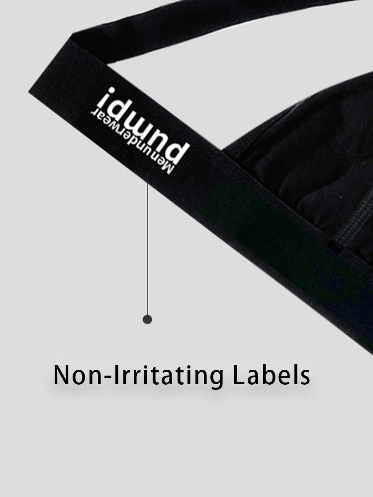 2 Pack Men's Sexy Thin Breathable Hip-Lifting Jockstrap