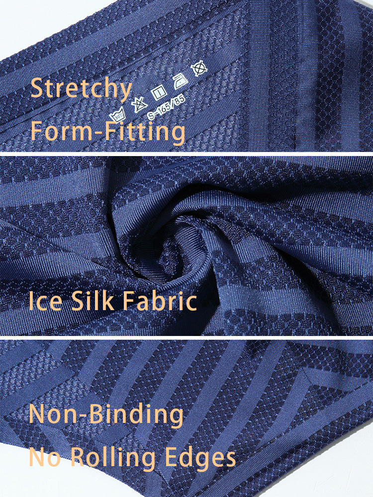 3 Pack Men's Mesh Nylon Breathable Solid Color Bikini