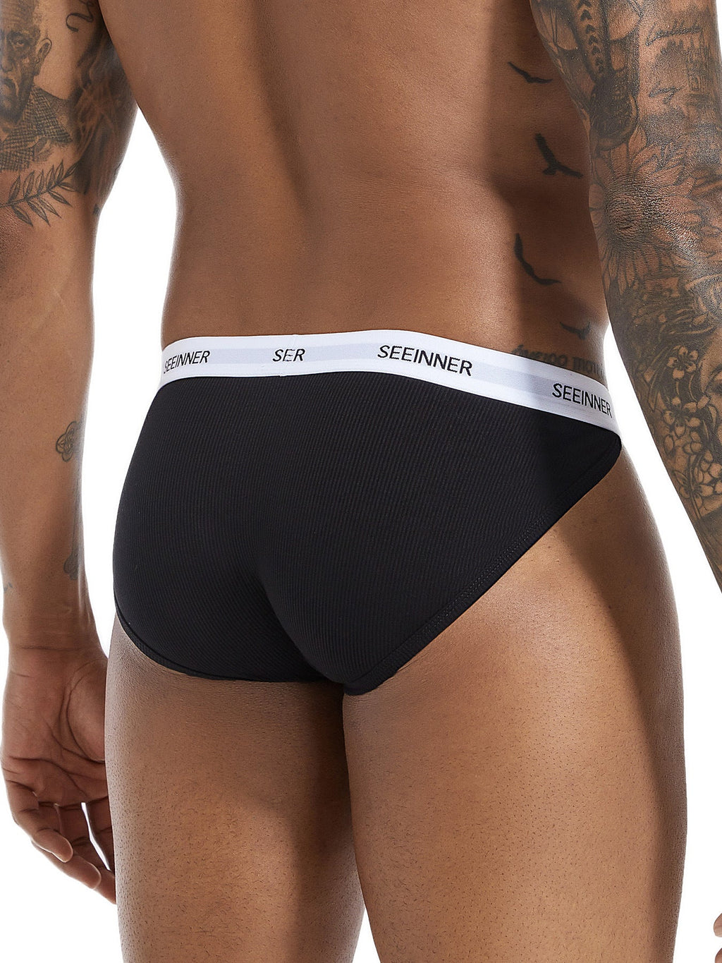 3 Pack Men's Sporty Cut Comfy Waistband Moisture-Wicking Briefs