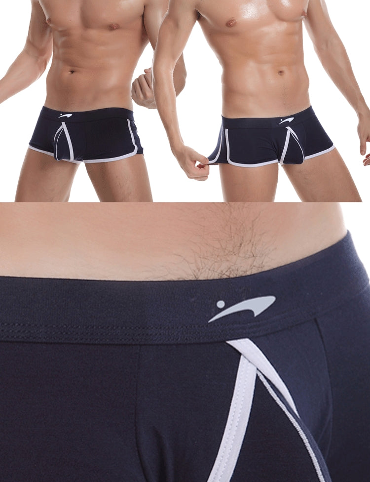 3 Pack Men's Modal U-convex Large Pouch Breathable Trunks