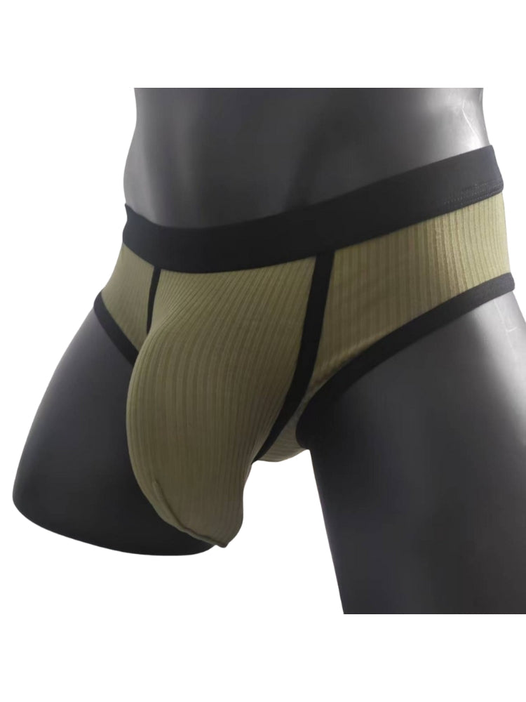 3 Pack Men's Seamless Comfort Large Supportive Pouch Sexy Low-Rise Briefs