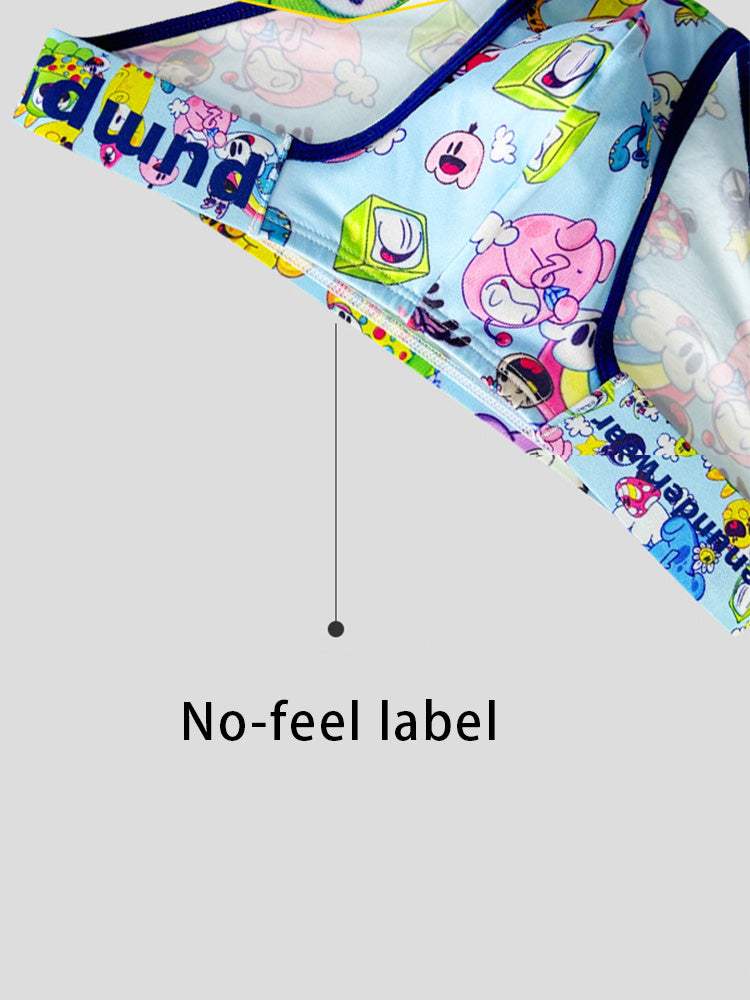 2 Pack Men's Cartoon High-Cut Breathable Bikini