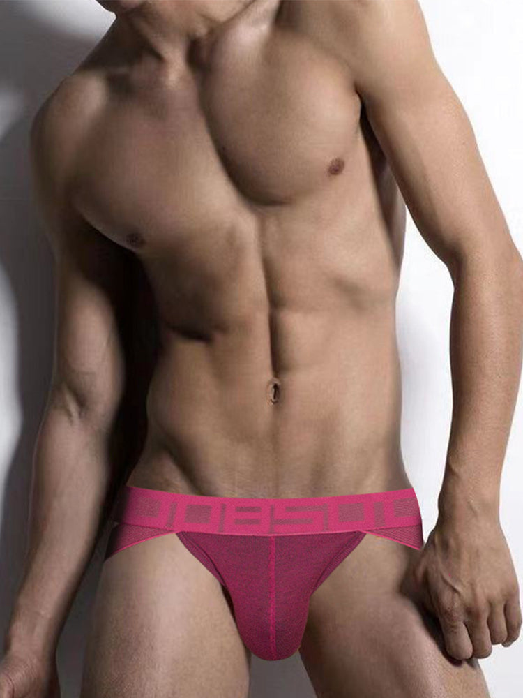 Men's Ribbed Jockstrap Underwear Athletic Supporters