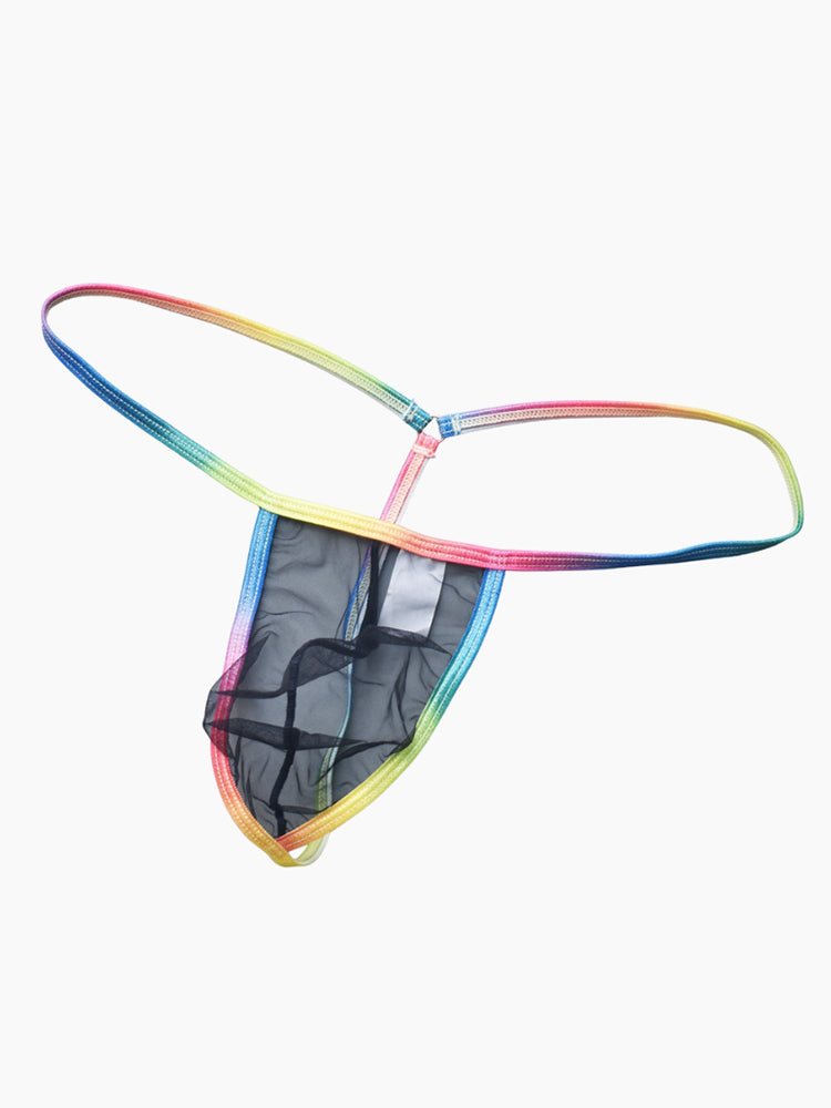 3 Pack Men's Sexy Lightweight & Airy Sporty Cut Anti-Chafing Strings