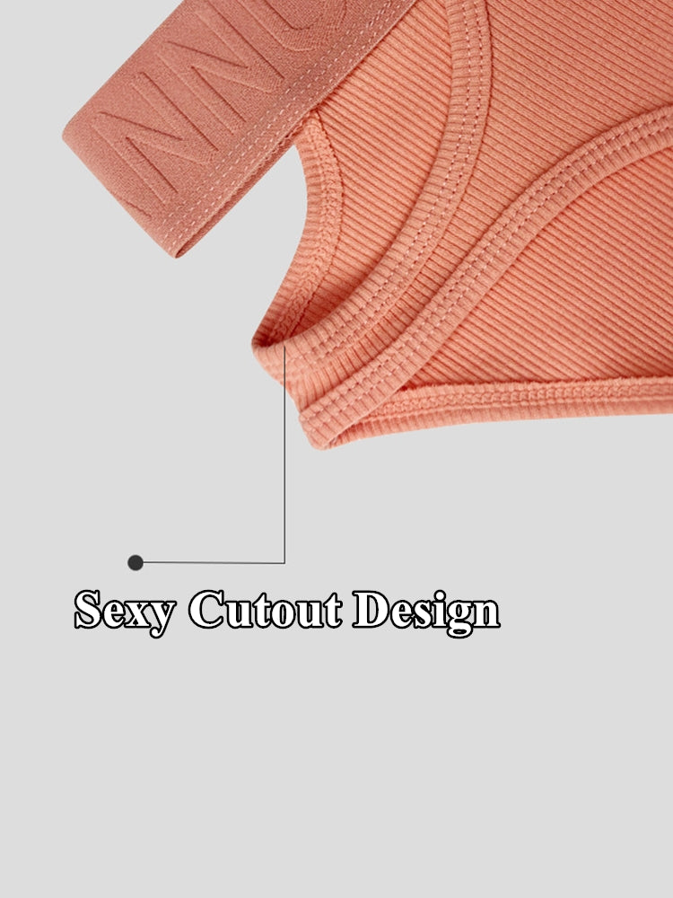 Men’s Ribbed Cutout Stretch Cotton Briefs