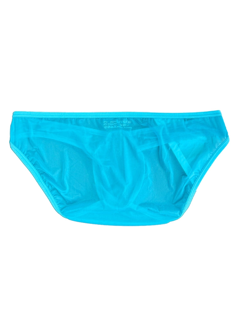 2 Pack Men's Ice Silk Breathable Sexy Low-Rise Anti-Odor Briefs