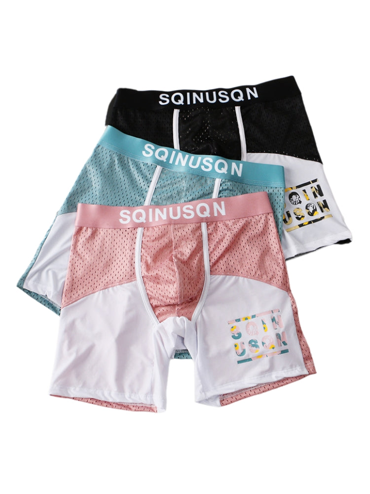 Men's Anti-Chafing Sports Boxer Briefs with Spacious Pouch