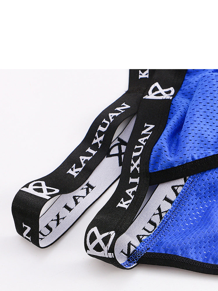 2 Pack Men's Ice Silk Mesh Capsule Pouch Sexy Jockstrap