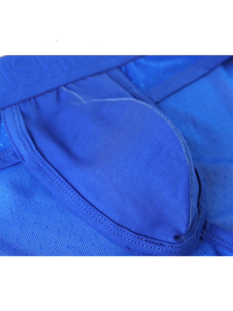 2 Pack Men's Low Rise Mesh Large Pouch U-convex Breathable Comfortable Briefs