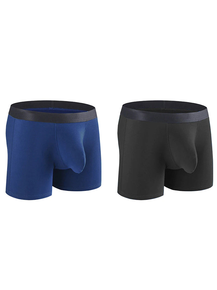 Men's Separate Big Pouch Long Boxer Briefs
