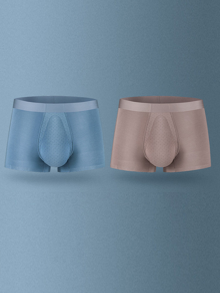 Men's Seamless Trunks with Organic Latex Support Cup