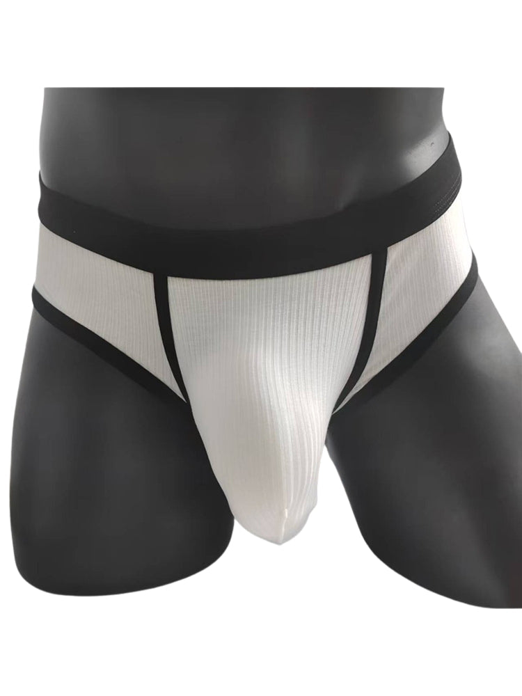 3 Pack Men's Seamless Comfort Large Supportive Pouch Sexy Low-Rise Briefs