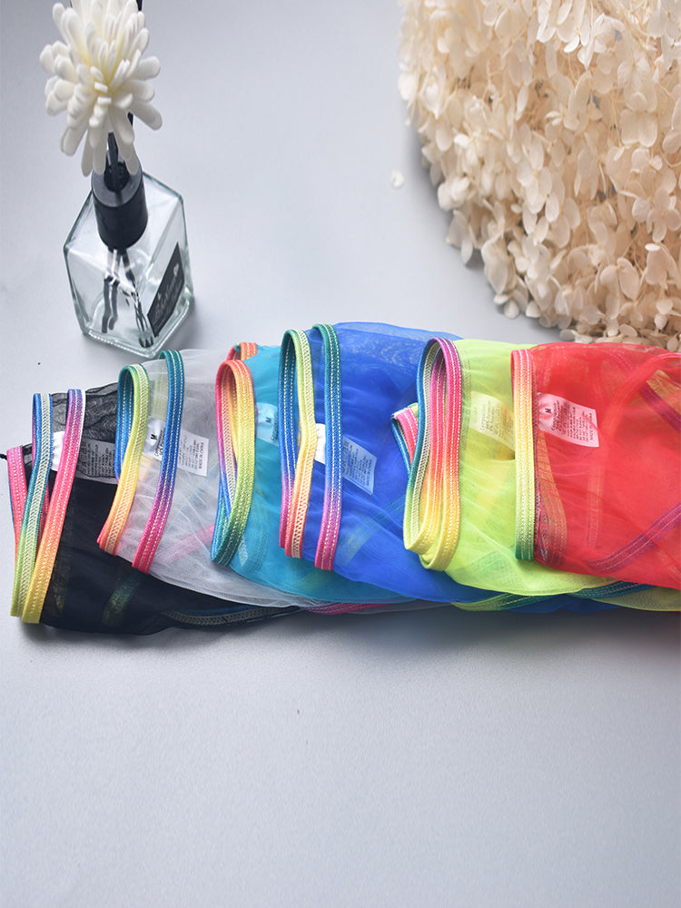 3-pack Men's Ultra-sheer Rainbow-edge Mesh Briefs
