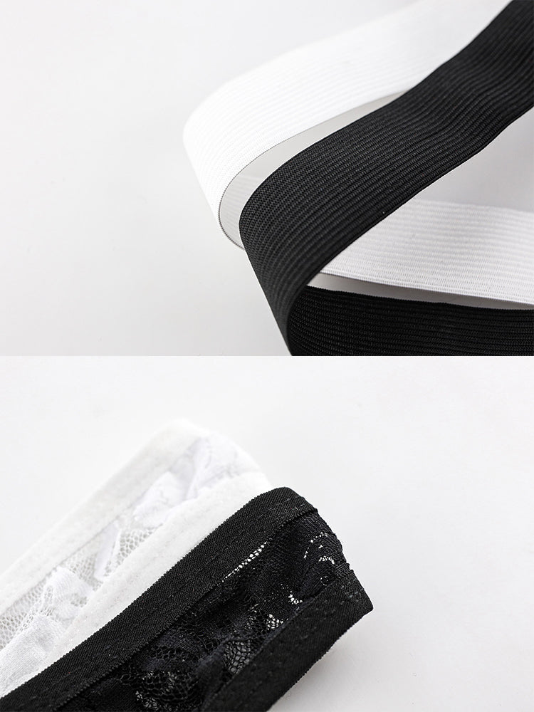 2-pack Men's Lace See-through Thongs