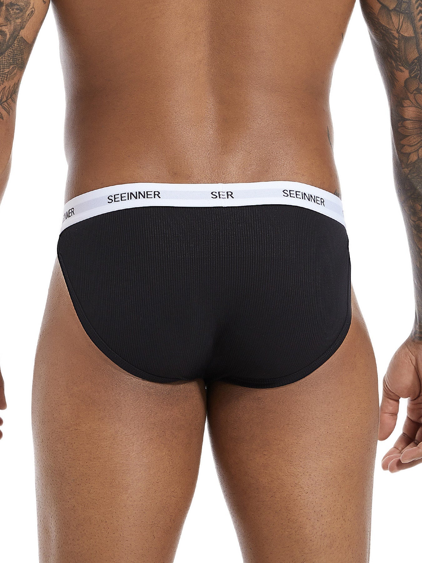 3 Pack Men's Sporty Cut Comfy Waistband Moisture-Wicking Briefs