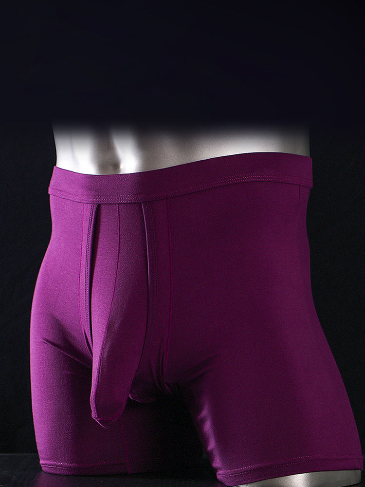 Sexy Separated Ball Pouch Boxer Briefs For Men