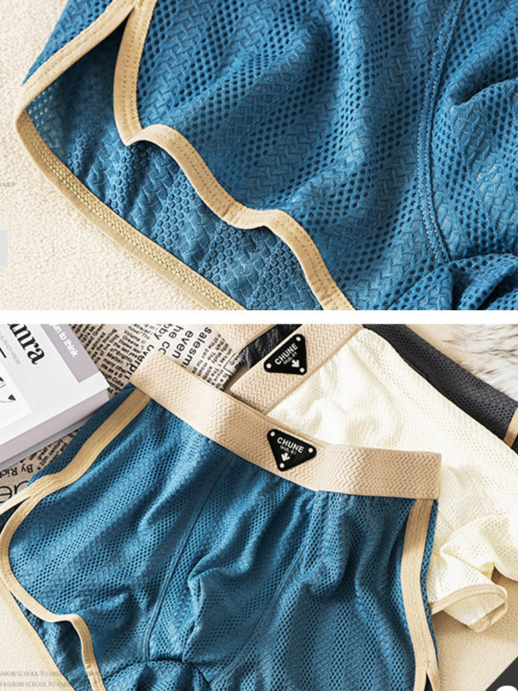 3 Pack Men’s Breathable Trunks – Soft and Skin-Friendly Comfort