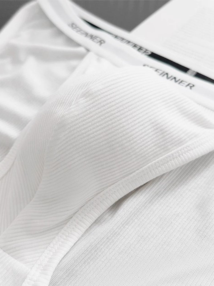 3 Pack Men's Sporty Cut Comfy Waistband Moisture-Wicking Briefs