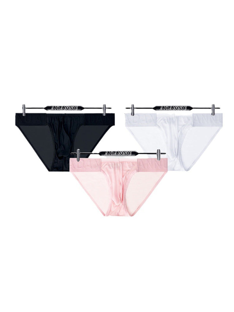 3 Pack Sexy Sheer Low-Rise Men's Bikini