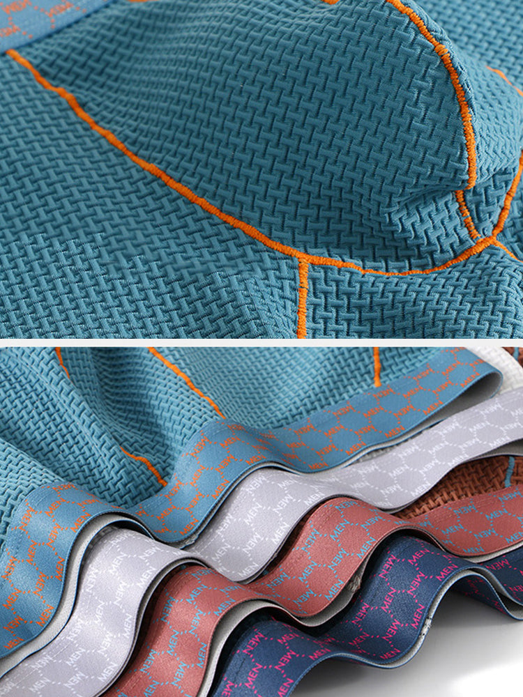 3 Pack Men's Anti-chafing Waffle Boxer Briefs