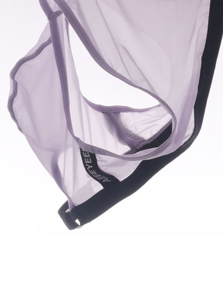 Men's Low Waist Narrow Waist Ice Silk Breathable Convex Pocket Briefs