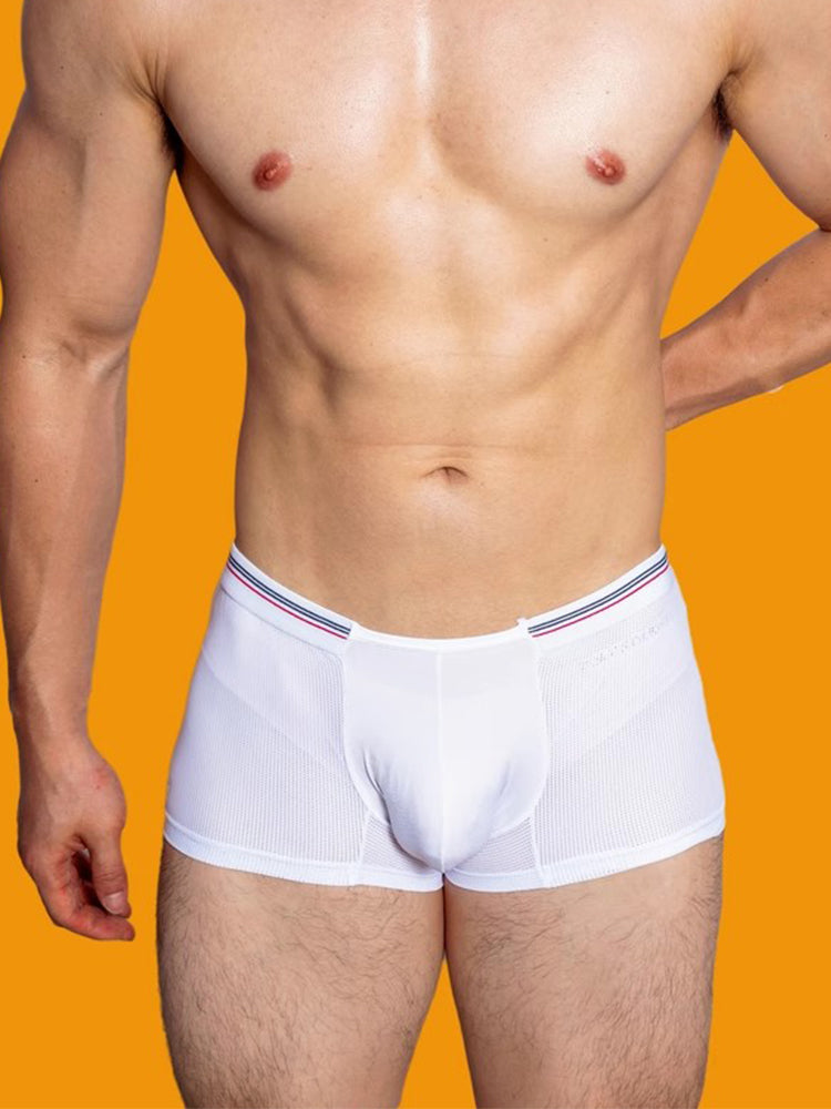 3 Pack Men's Nylon Mesh Breathable Quick-Dry Trunks