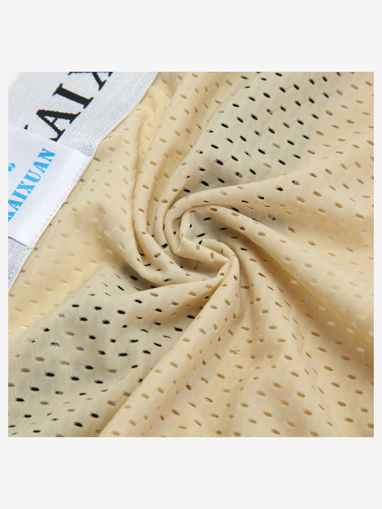 2 Pack Men's Sexy Mesh Front Opening Sponge Coaster Briefs