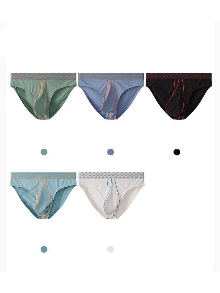 3 Pack Men's Sexy Large Pouch Breathable Comfortable Cotton Briefs