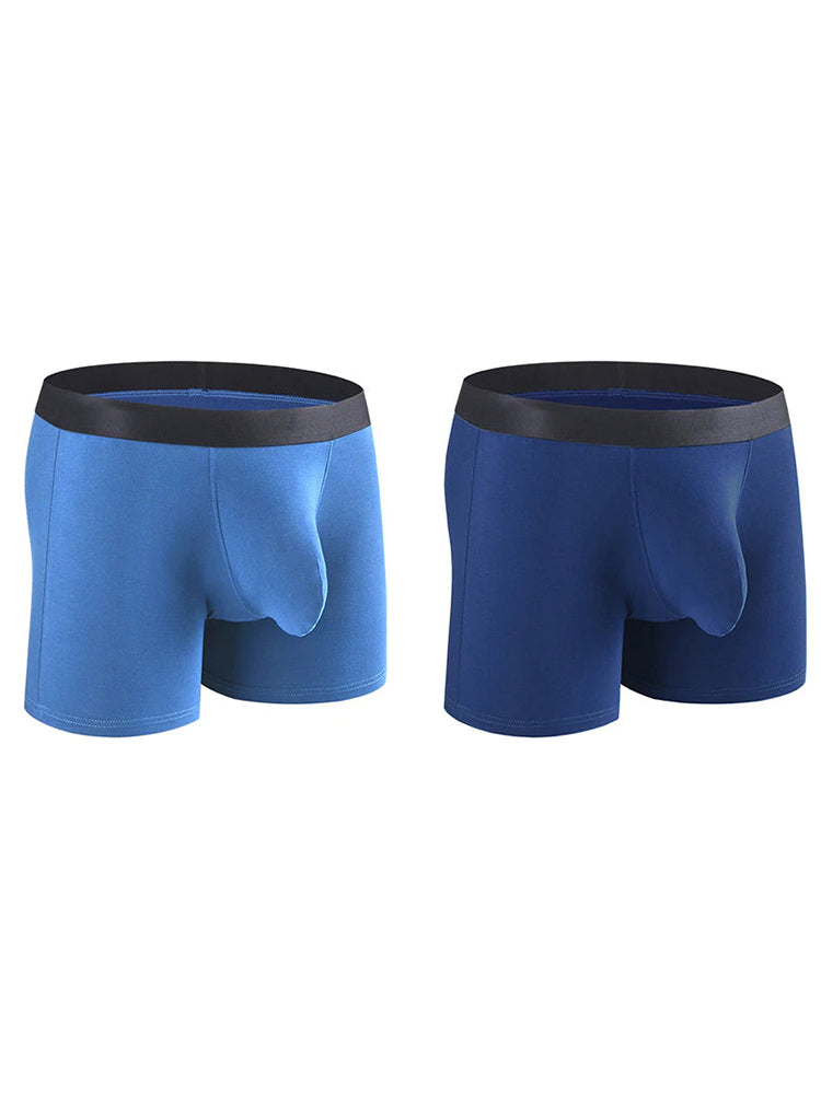 Men's Separate Big Pouch Long Boxer Briefs