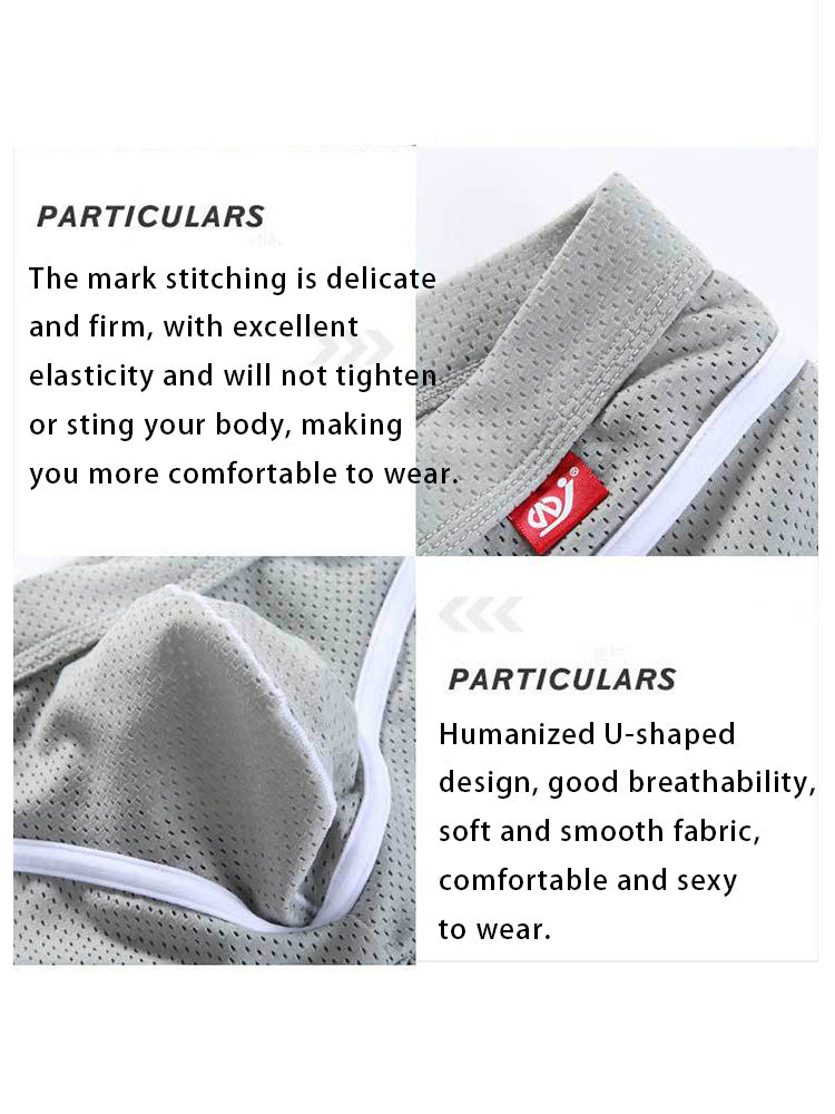 4 Pack Men's Low Waist Sexy Breathable Butt Lifting Stylish Comfortable Jockstrap