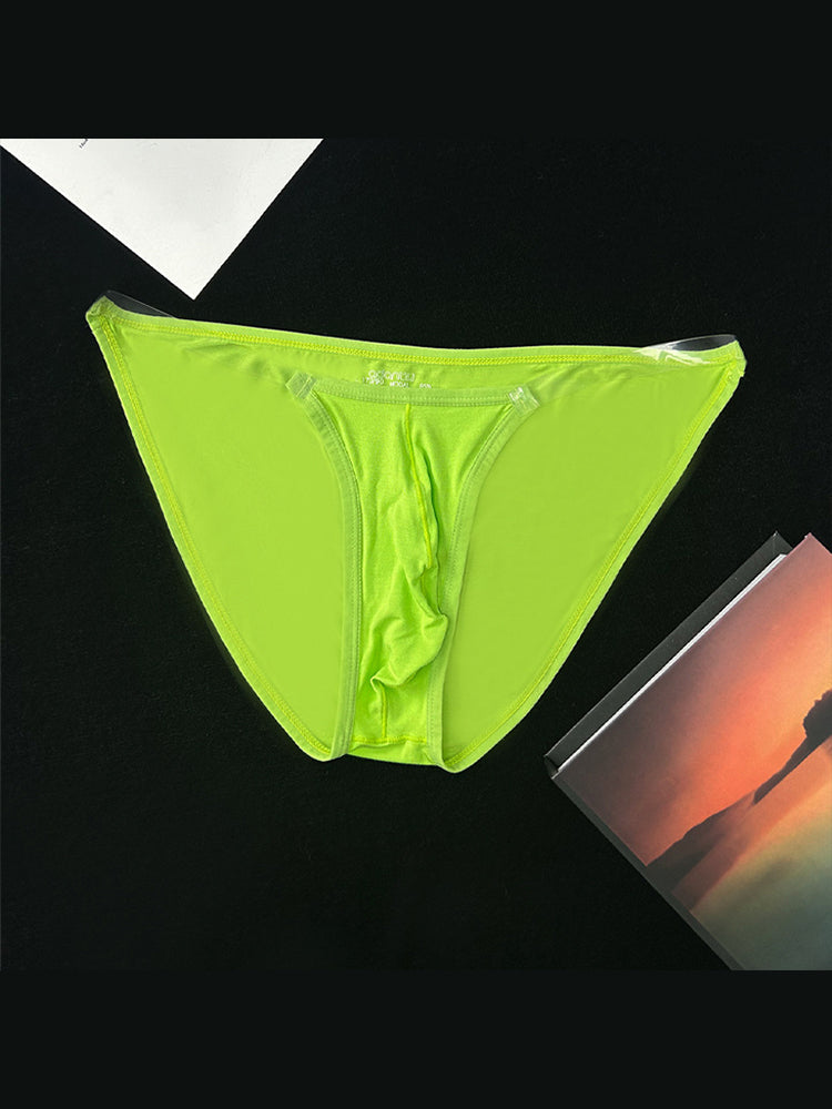 2 Pack Men's Breathable Low-Rise Ultra-Soft Modal Bikini