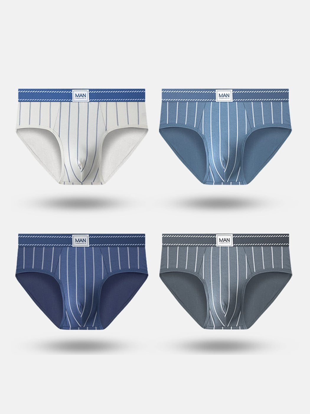 3 Pack Men’s Classic Striped Briefs
